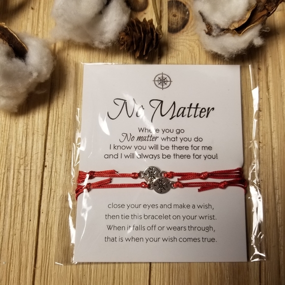 ⏱⏱Nice No Matter compass bracelets in RED⏱⏱ - Picture 6 of 13